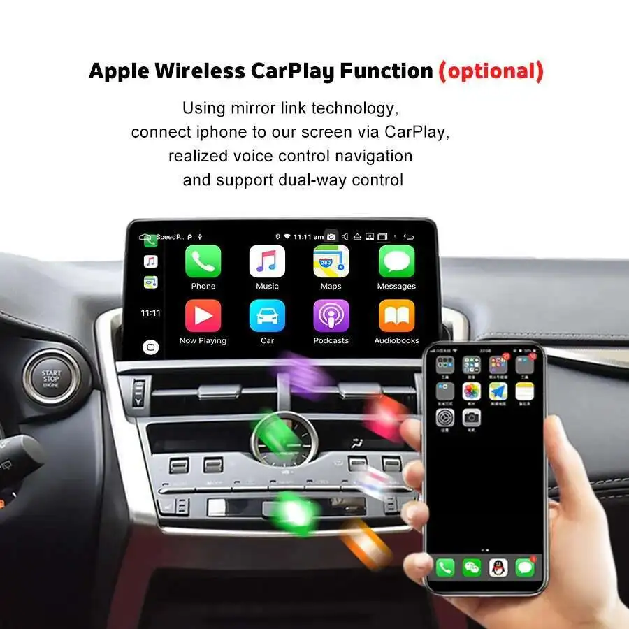 128GB Android 14 เครื่องเล่นวิดีโอมัลติมีเดียสําหรับToyota Auris Corolla Hatchback E180 2012-2015 วิทยุสเตอริโอGPS Autoradio Head Unit