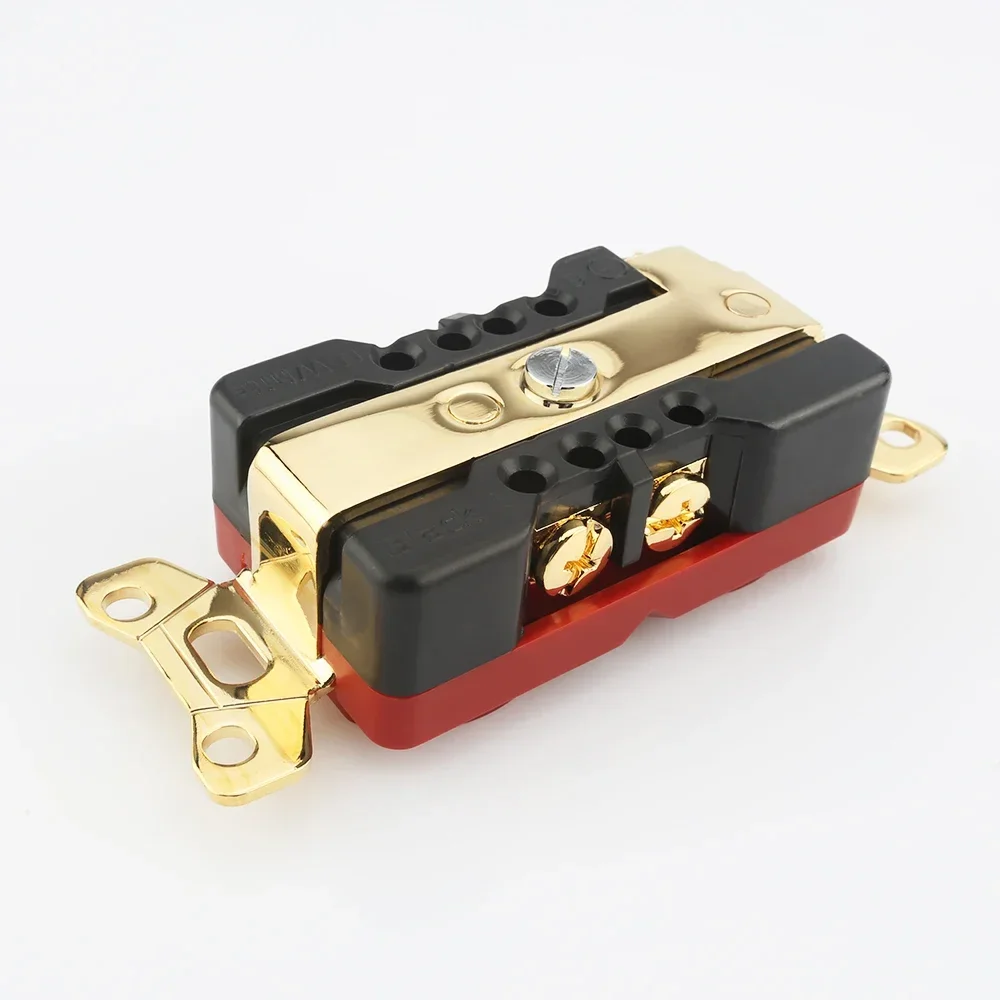 Viborg VM02G VM02R 100 % reines rotes Kupfer, hochwertige US-Steckdose, HiFi-Wechselstrom, US-Steckdose