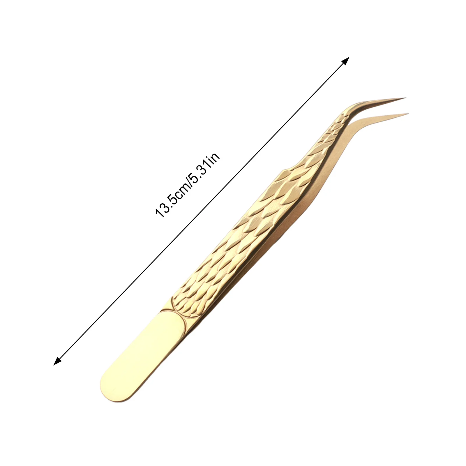 Pinzette per extension ciglia ad alta precisione Strumenti professionali per pinzette per ciglia in acciaio inossidabile per trucco da salone fai-da-te per ciglia