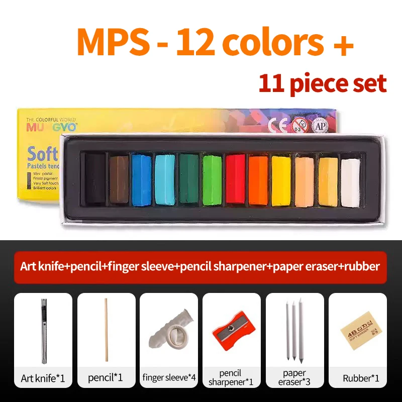 Mungyo Zachte Pastelkleuren/Krijt/Stokken/Kleurpotloden Voor Kunstenaar Graffiti Tekening Kleurkunst Briefpapier Benodigdheden Overlappend Niet Giftig