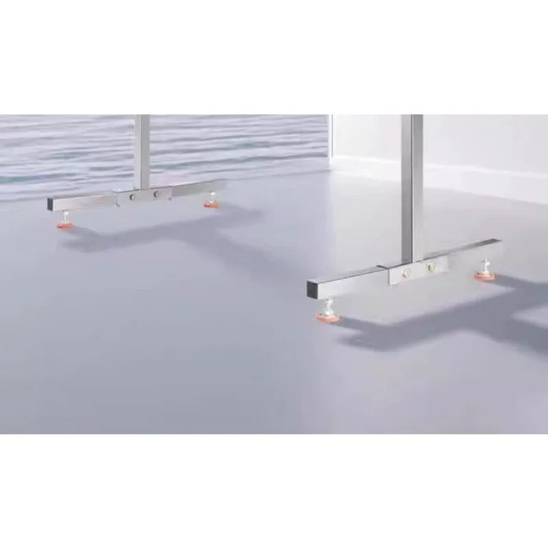 Woodworking Folding Workbench Roller Support Stand Adjustable Height Mobile Material Bracket