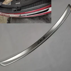 Stainless Steel Rear Bumper Protector Trunk guard Tread Plate Trim For Mazda CX-5 2013 2014 2015 2016