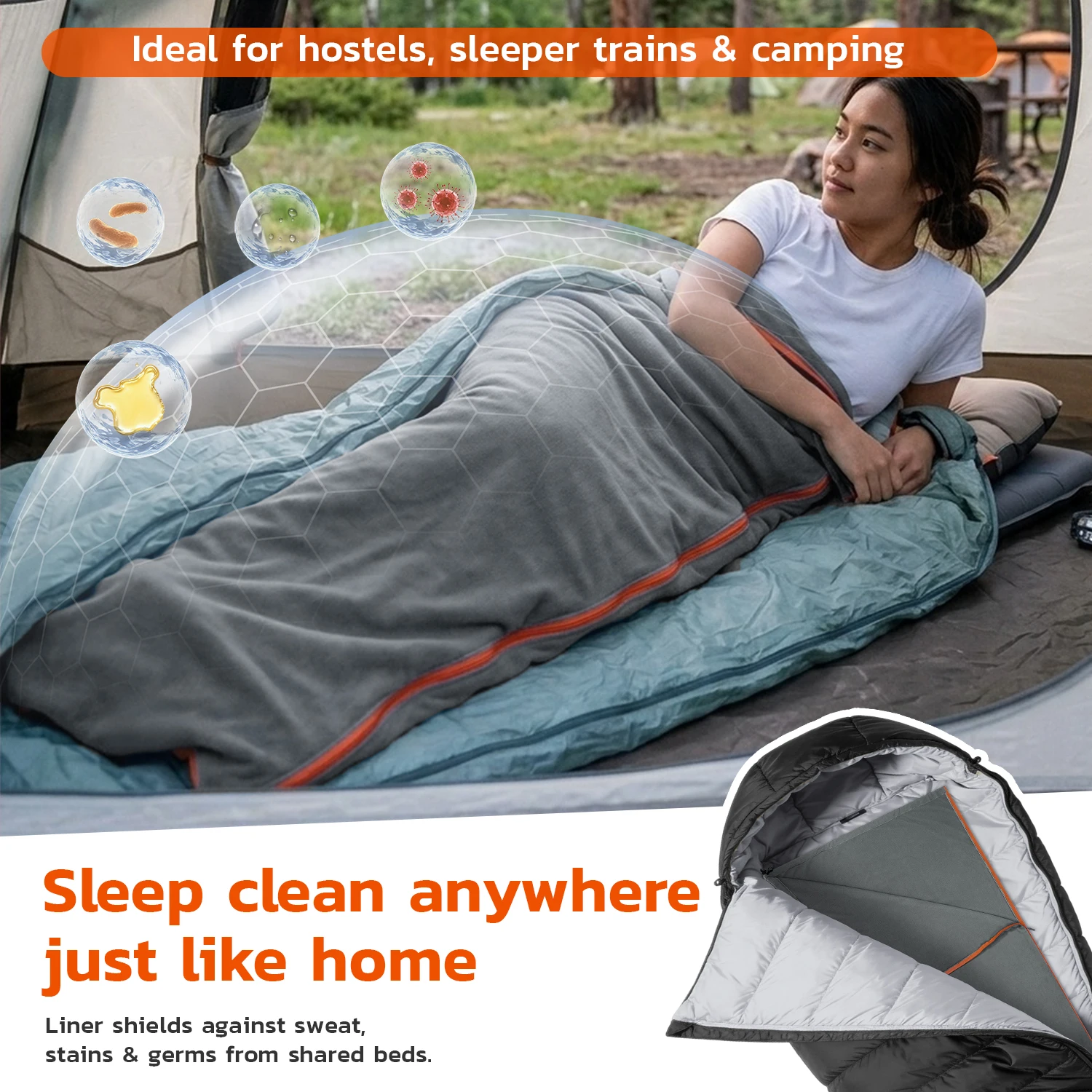 Thumbnail 2 - #16 Latest Sleeping Bag Liners Offers