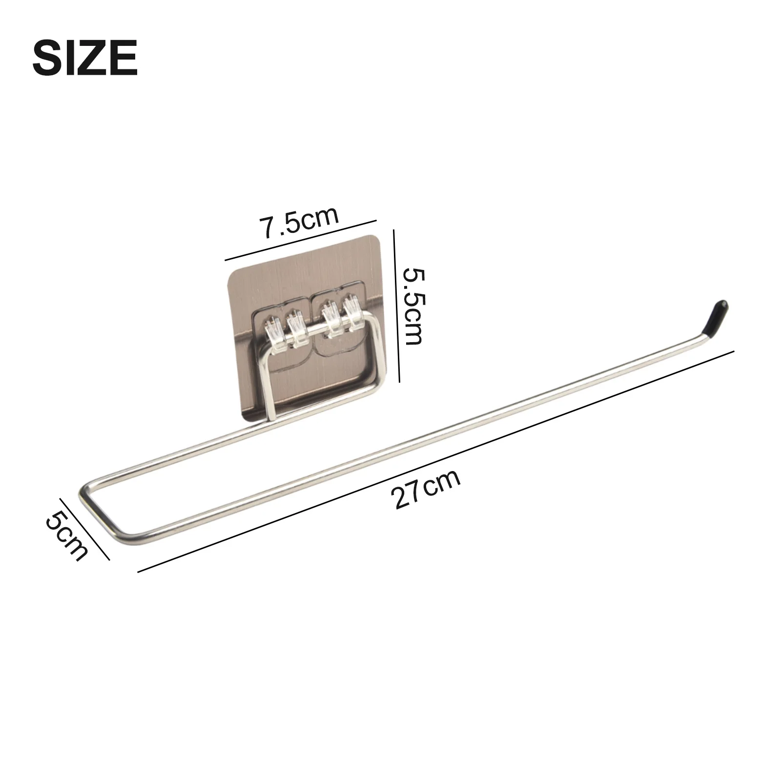 Manual Measurement Deviation Bathroom Kitchen Lazy Cloth Holder Disposable Rag Holder High-quality Stainless Steel