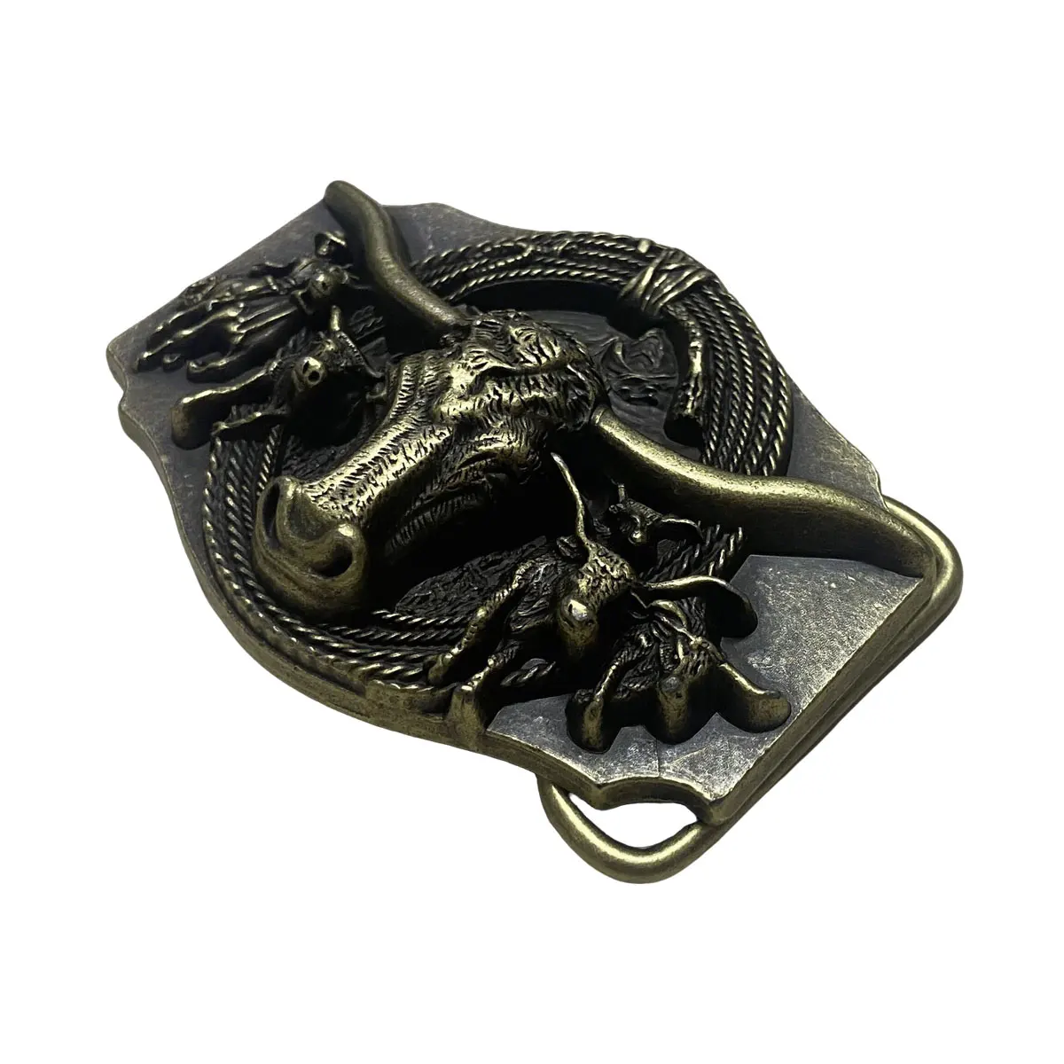 حبل رعاة البقر الغربي القديم للرجال من T-DISOM لإبزيم حزام الماشية وإكسسوارات عصرية على الطراز الكلاسيكي #5