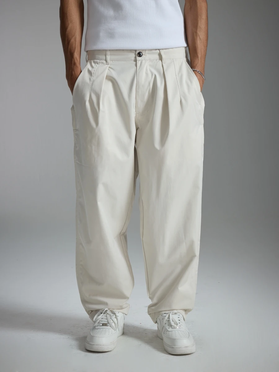 

the Cozy Boys American Style Outdoor Three-Proof Loose Lightweight Comfortable Commuting Chino Micro Cone Casual Long PantsYY137