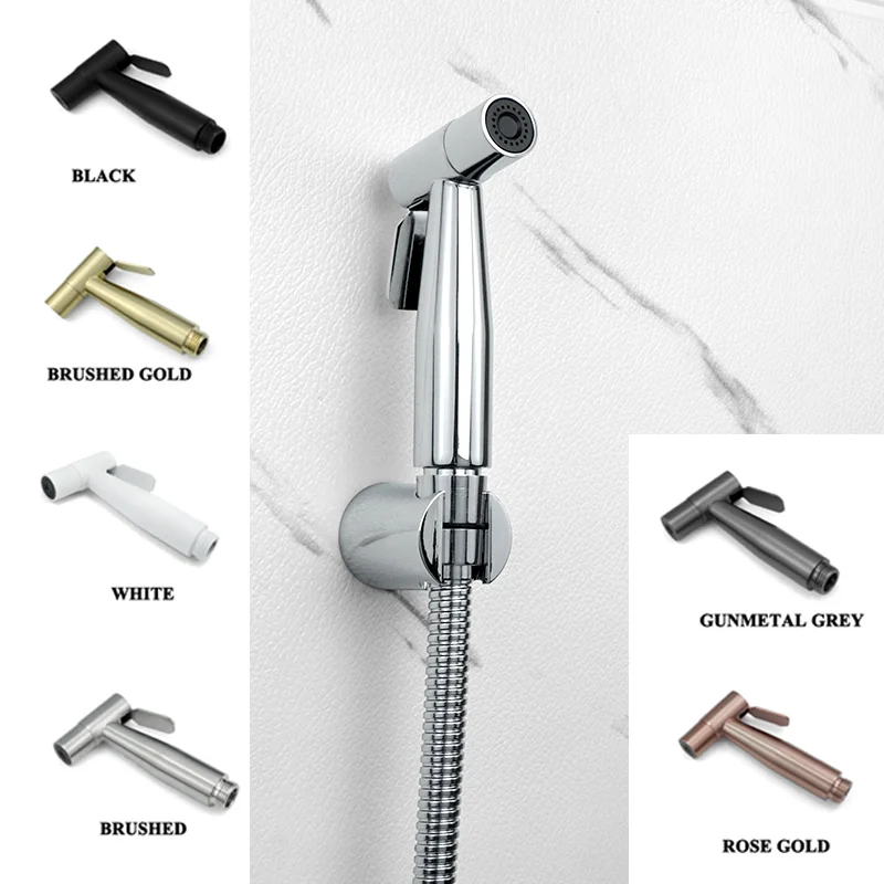 

High Pressure 304 Stainless Steel Toilet Bidet Sprayer Self Cleaning Bidet Faucet Bathroom Shower Head for Enhanced Hygiene