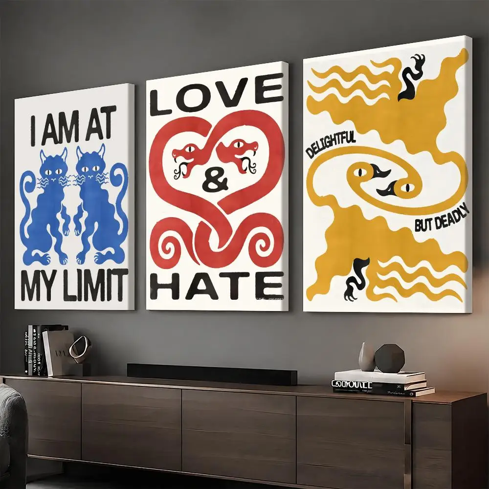 A-Alexander Khabbazi Art Painting Calligraphy HD Modern Style Inner Frame Canvas Bedroom Room Hallway Wall Art Decor