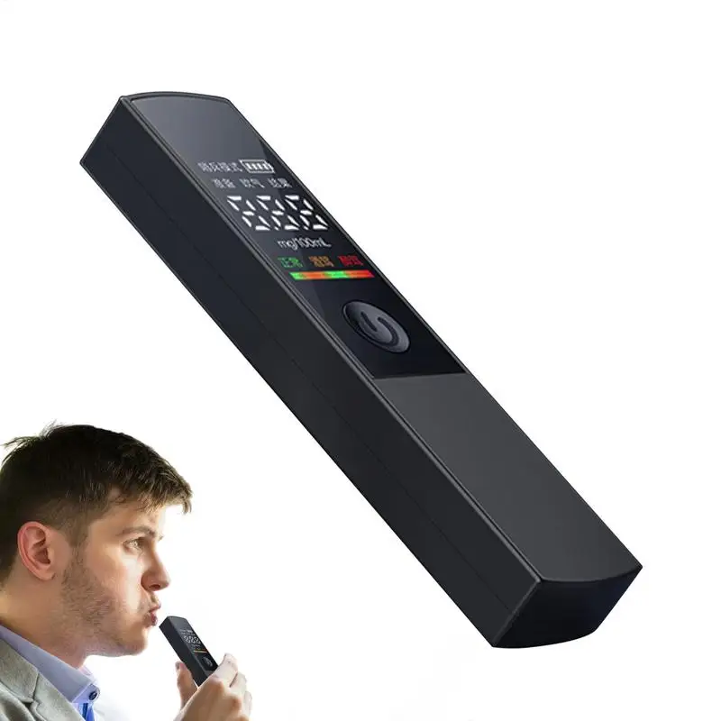

Car Alcohol Breathalyzer Breathalyzer For Alcohol Testing Smart Portable Accurate Reusable Car Accessories For Safety Monitoring