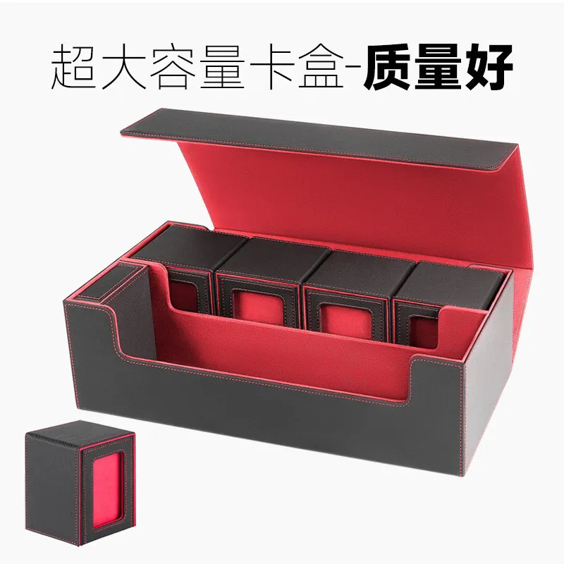 

Новая коробка для хранения карт с окошком, коробка для игровых карт, подходит для любителей коллекционирования карт