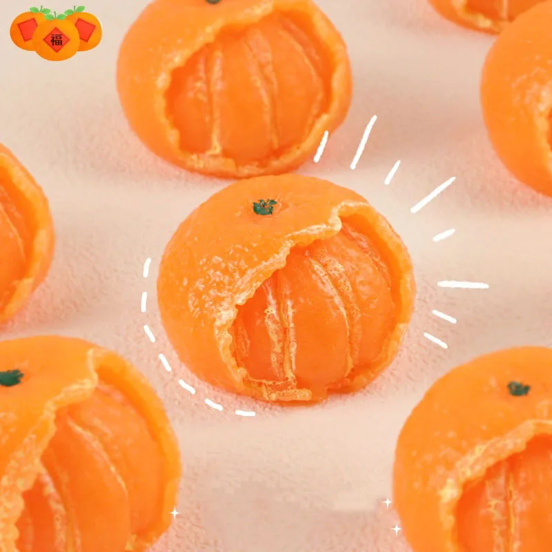 Super Soft Peeling Tangerine Squeeze Slow Rebound Orange Tangerine Mochi Toy Squeeze Toy Squeeze Anti Stress Release Toy Gift