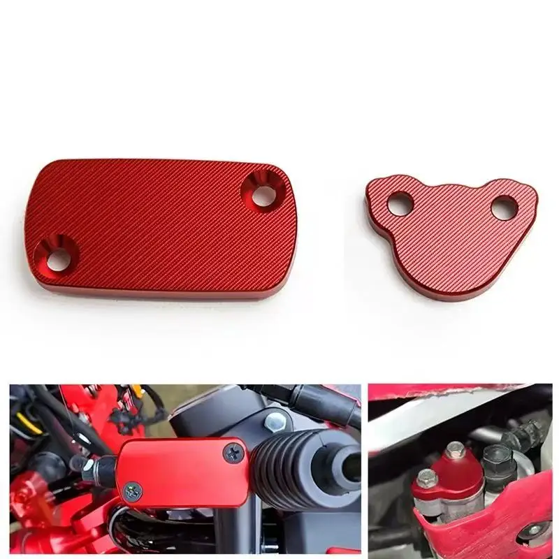 Pit bike CNC front and rear brake master cylinder caliper reservoir cap oil cover suitable for CRF150R 250X C250RX CRF250F 450R