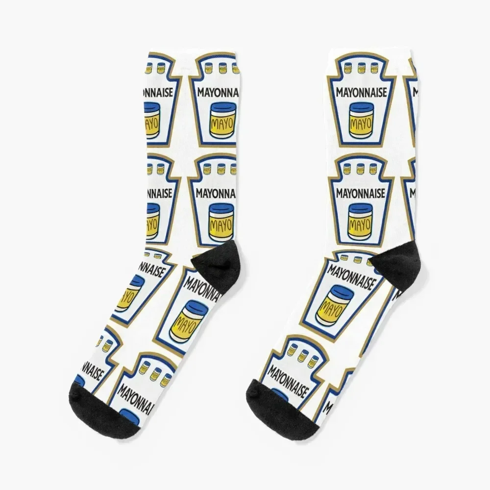 Mayonnaise Costume Parody T-Shirt Socks retro Crossfit Argentina Designer Man Socks Women's