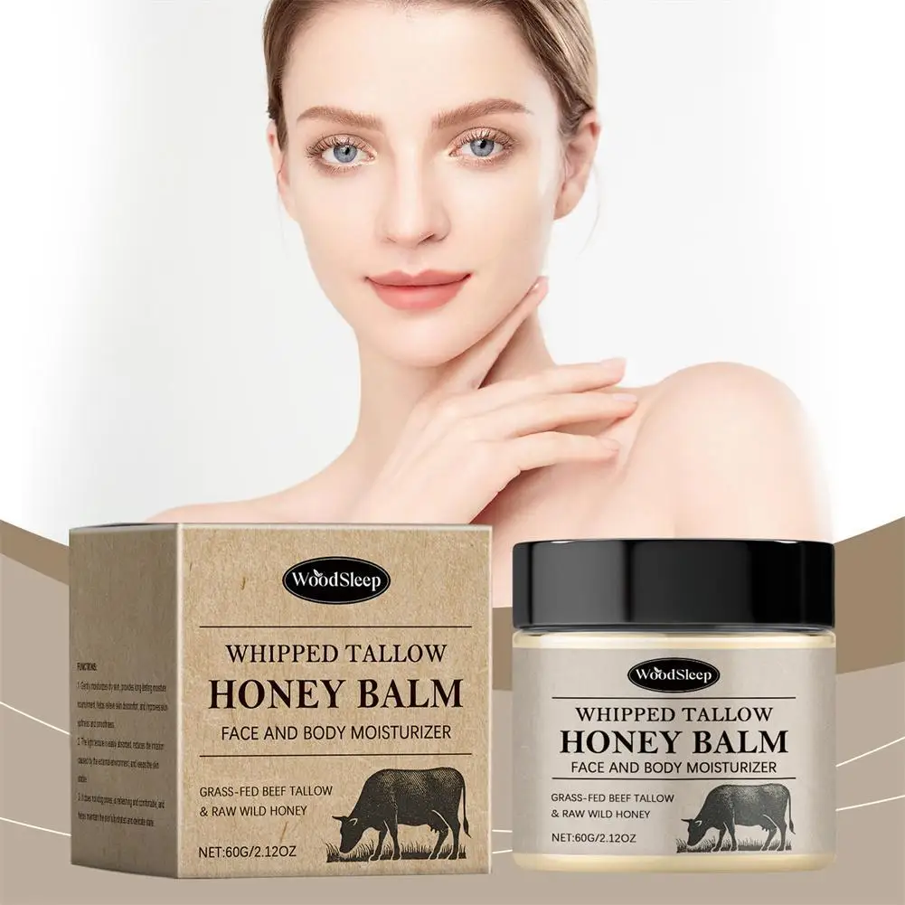 

Whipped Tallow Face Cream Fade Fine Lines Hydrating Face And Body Moisturizing Skin Soothing Cream Korean Skincare Product