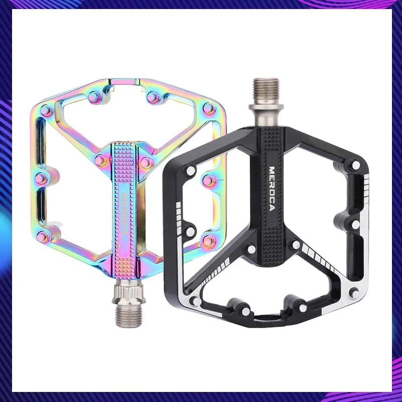 

Mountain Bike Pedals Aluminum Alloy 3-Bearing Non Slip Flat Pedal For Mountain Bicycle Road Bicycle Cycling Bike Accessories