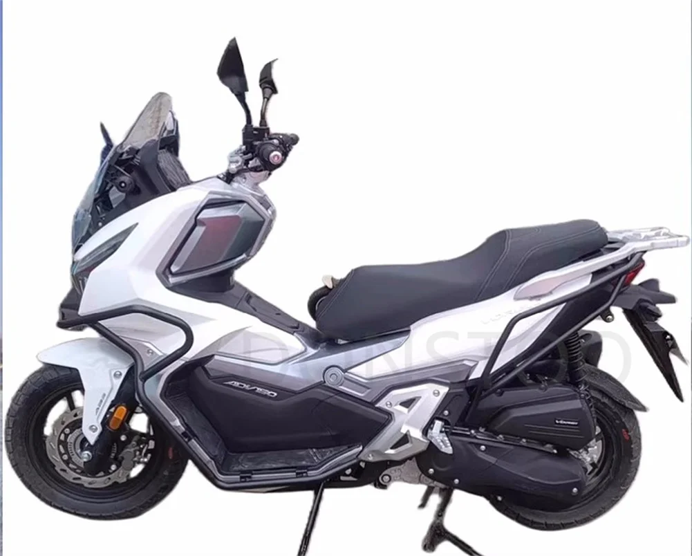 ل SYM ADX 150 Adx150 150ADV ADV150 الجبهة الخلفية المضادة للسقوط الوفير القدم الدواسات شريط حماية شريط Husky300 حماية المحرك #4