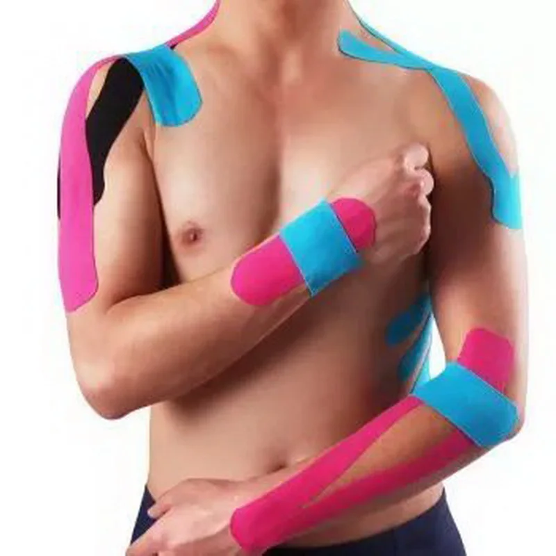 3 Roll Sport Tape crossfit Self Adhesive Bandage Elastic Athletic Body Tape For Face boob breast lift Knee kinesiology Taping