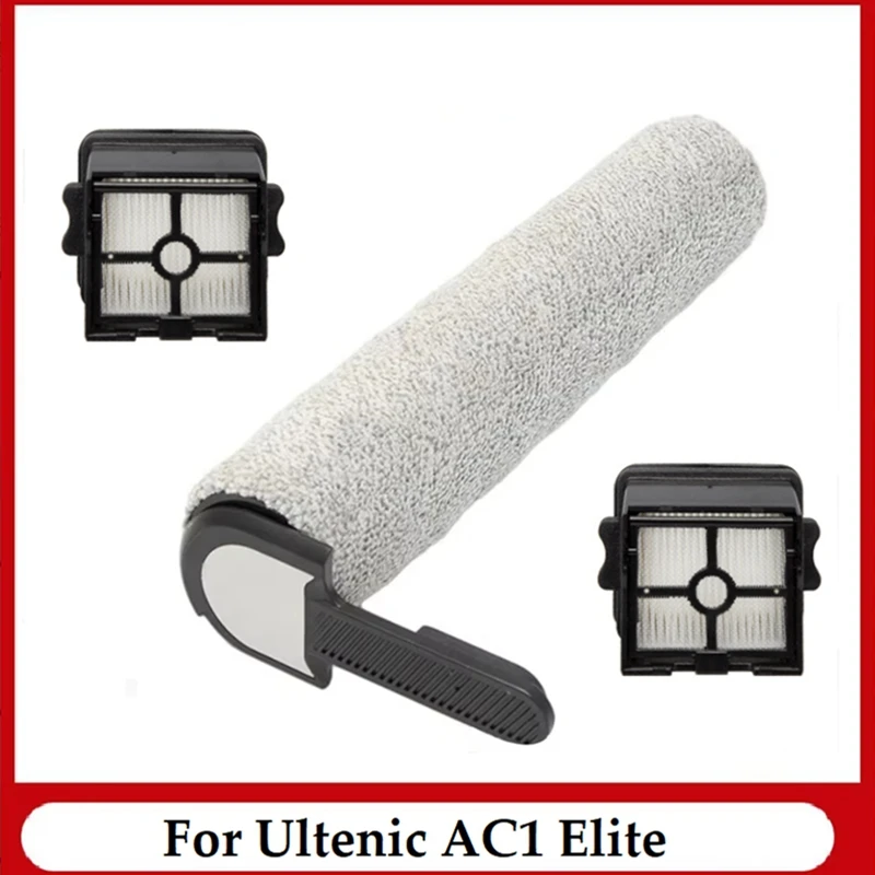 

Main Roller Brush With Filters For Ultenic AC1 Elite Floor Scrubber Wet Dry Vacuum Cleaner Accessories-A12K