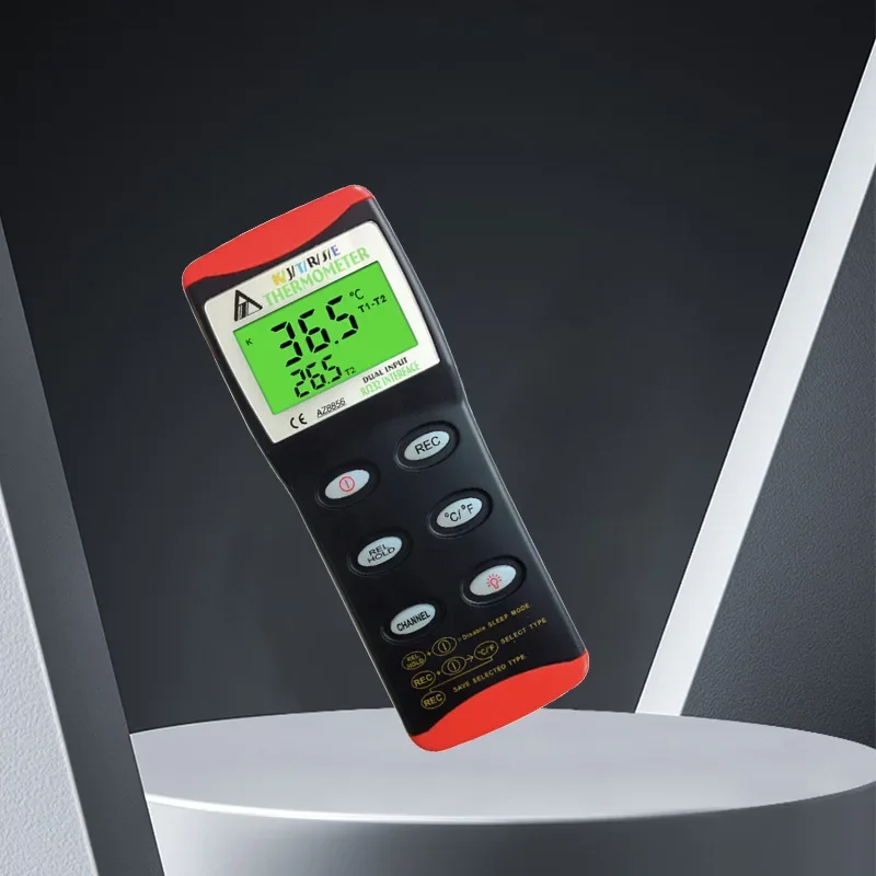 

Tester AZ8856 High Precision Thermocouple Thermometer K, J, T, R, S, E Type Contact Temperature Thermometer