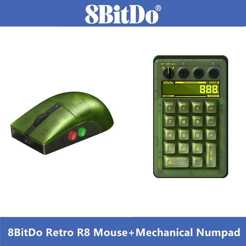 Retro 18 Numpad-Jade game-accessoires voor pc Android-gamingmuis
