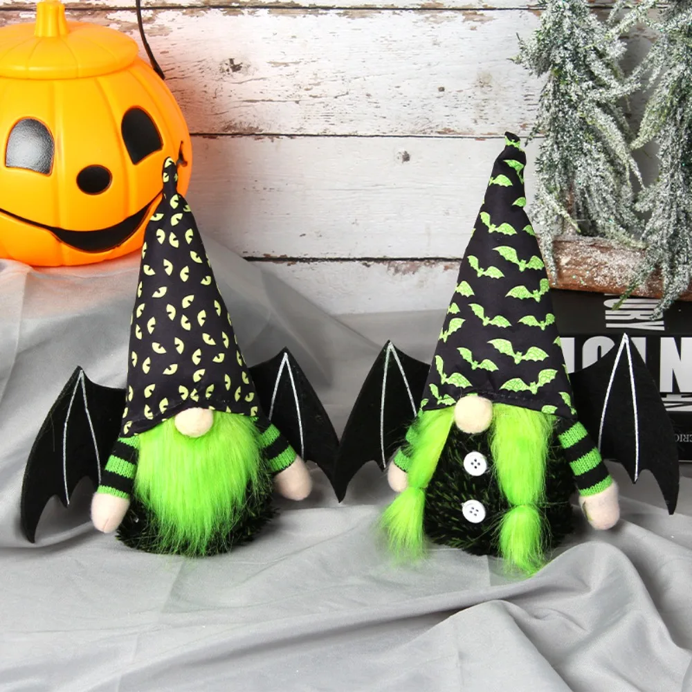 

Funny Soft Halloween Gnomes Doll Mini Handmade Faceless Doll Cartoon Exquisite Plush Table Ornament Festive Celebration