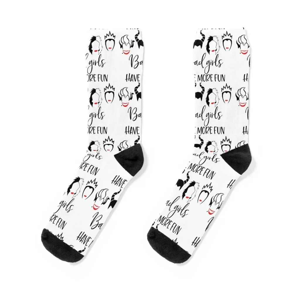 

Bad girls have more fun Socks designer designer brand happy Stockings man Socks Woman Men's