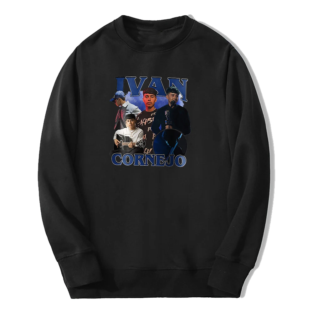 

Ivan Cornejo Vintage Graphic Terapia Tour Merch Crewneck Long Sleeve Streetwear Women Men Sweatshirt Hip Hop Clothes