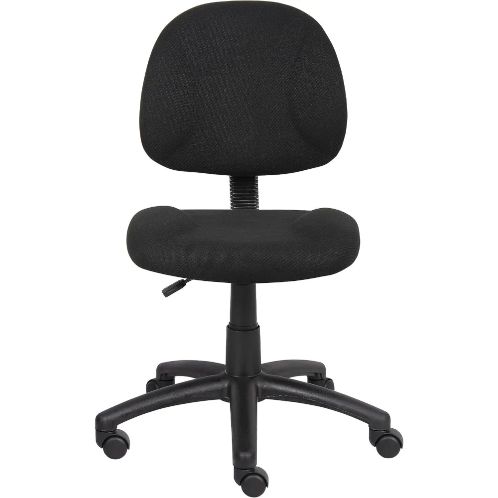 Sedia posturale Deluxe in Nylon nero Boss Office, 25 "W x 25" D x 35-40 "H