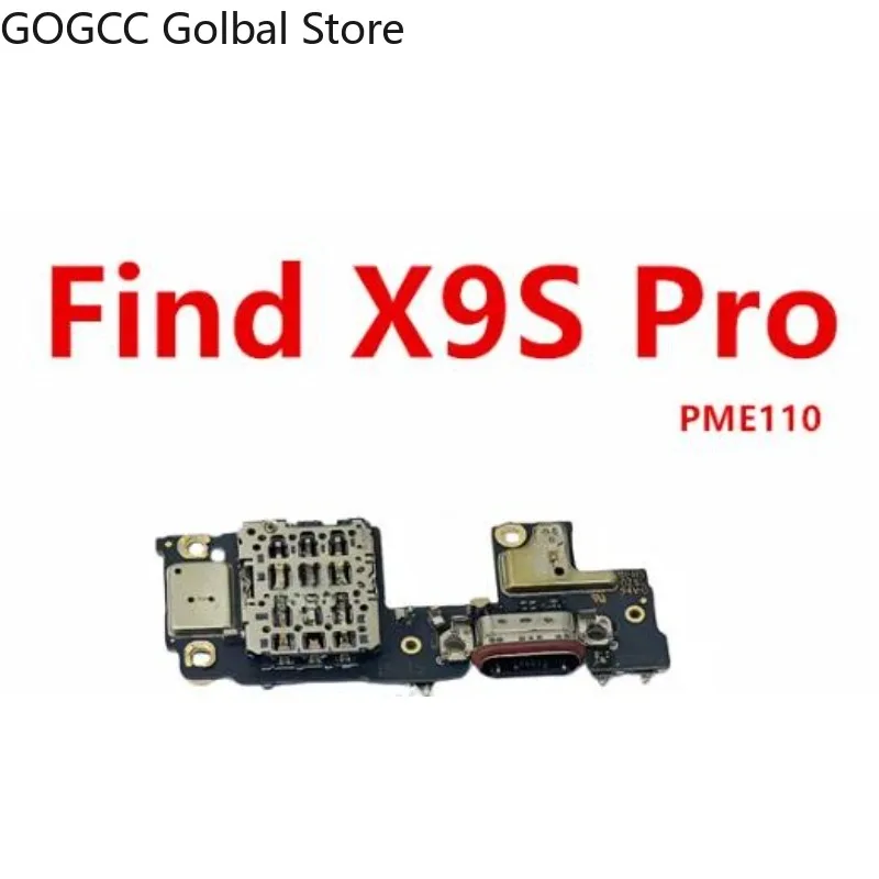 For Oppo Find X9 Pro，X9S Pro 5G USB Charging Port Connector Flex Cable SIM Card Slot Reader Microphone Type-C Charger Dock Board