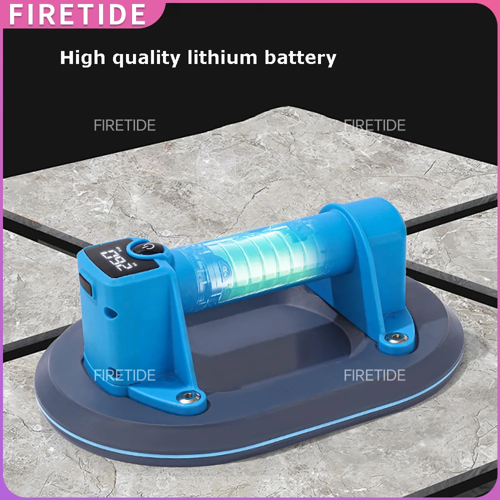 2000mah-グレード電気真空吸引カップタイルガラスリフト自動クリーニング-300-キロ負荷ヘビーデューティインテリジェントディスプレイ