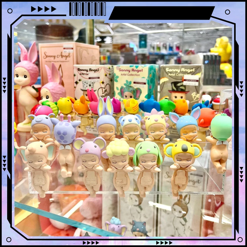 

В наличии, натуральная слепая коробка с ангелом, хипперс, серия животных, аниме-фигурки, украшения, милые куклы, фанаты, настольный автомобиль, Рождественский подарок