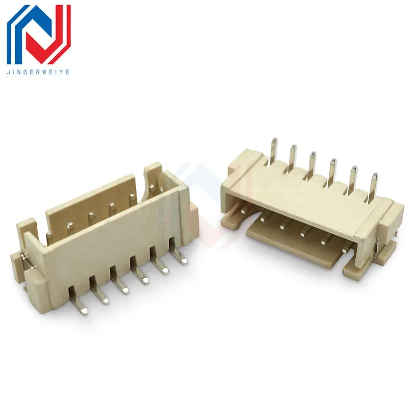 20Pcs Vertical Paster Xh2.54mm Spacing Vertical Paster Socket 2P/3P/4P/5P/6P/7p-12p Connector Terminal Connector Plug