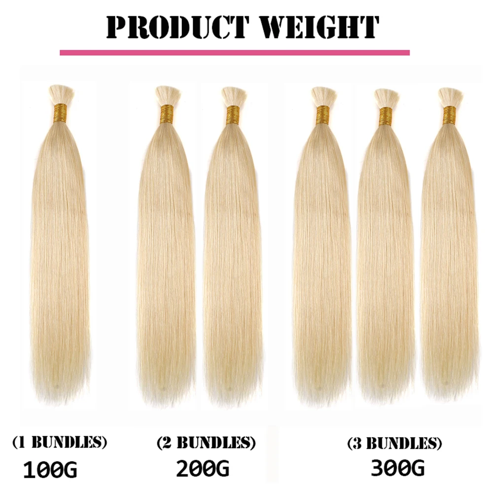 Bulk Menselijk Haar Steil Vietnam Remy Menselijk Vlechten Haar Natuurlijke Kleur Bulk Haarverlenging Bulkbundel 100G