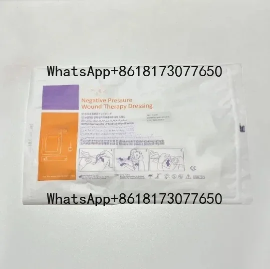Negative Pressure Wound Therapy System NPWT Portable Pump with Sterile Dressing Refills Medical Wound Care Kit