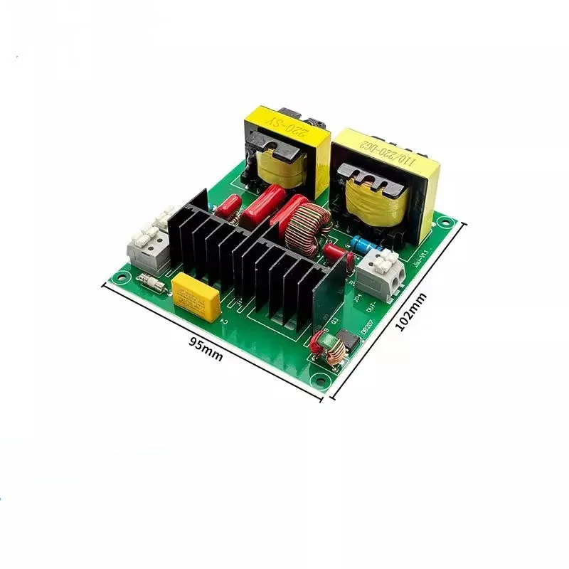 Ultrasonic Cleaner Accessories Main Board 40KHz 50-150W Driver Circuit Board Suitable for Car Wash Machines and Washing Machines