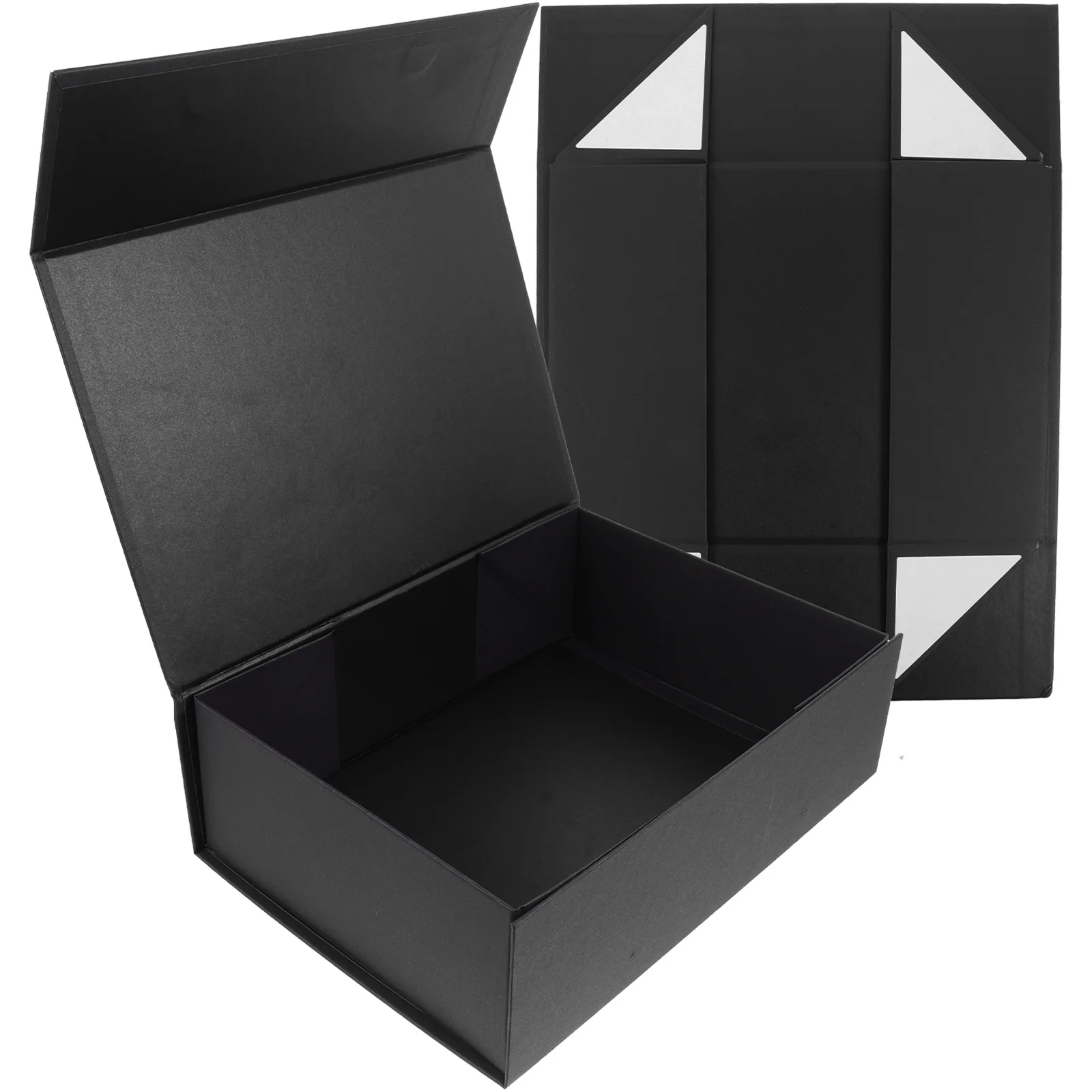 

2 Pcs Folding Gift Box Romantic Case Foldable Boxes Gifts Wedding Present for Paper Trick Storage Container