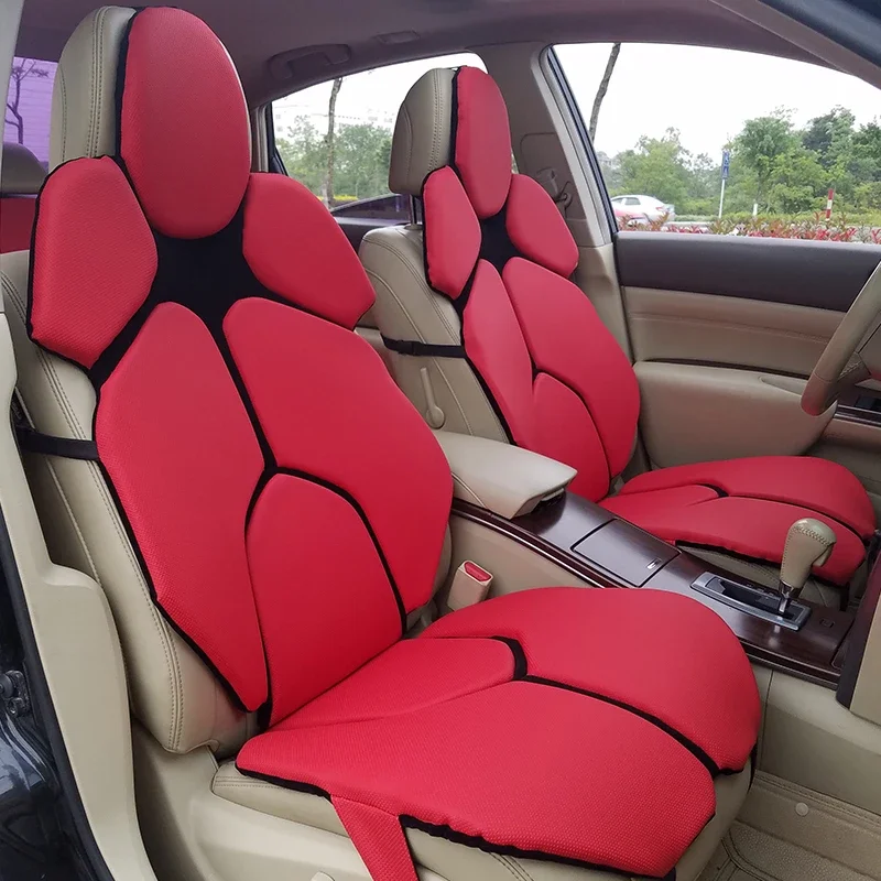 2pc Car Front Seat Cover Luxury Leather Covers Pad Fashion Sports 2 Front Seat Cushion for Cars Universal Car Decoration Custom