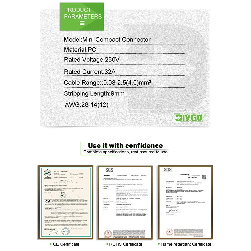 10/15/25PCS Quick Splice Multiple Way Splitter Universal Wiring Cable Connectors Push-in Mini Home Wire Terminal Block SPL 222