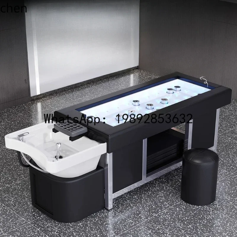 X-30  ceramic basin head treatment shampoo bed barber shop beauty salon special water circulation fumigation Thai style