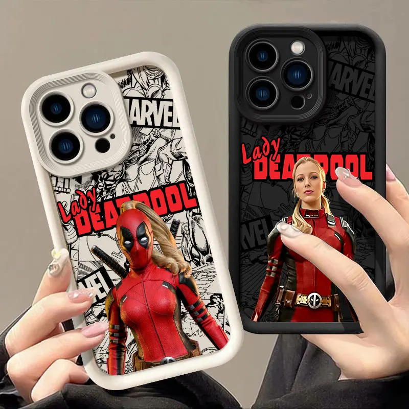 Fundas Ladypool Lady Deadpool Marvel para Google Pixel 10 9 8 7 Pro XL 9A 8A 7A, funda de silicona para Pixel 10Pro 9Pro XL Coque
