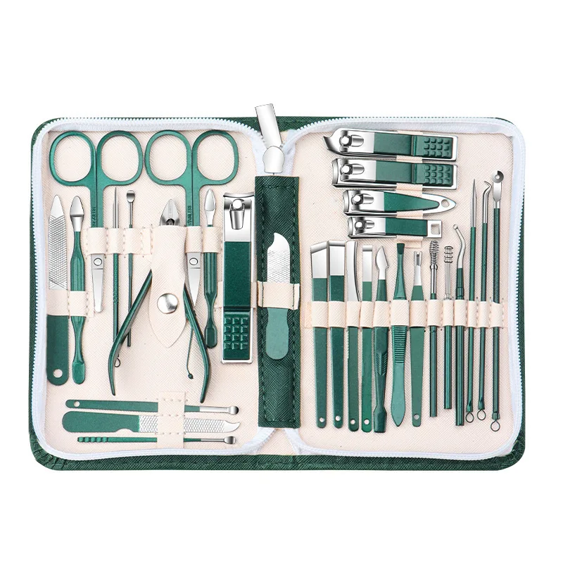 Nail scissors set of 30 pieces, full set of stainless steel nail scissors