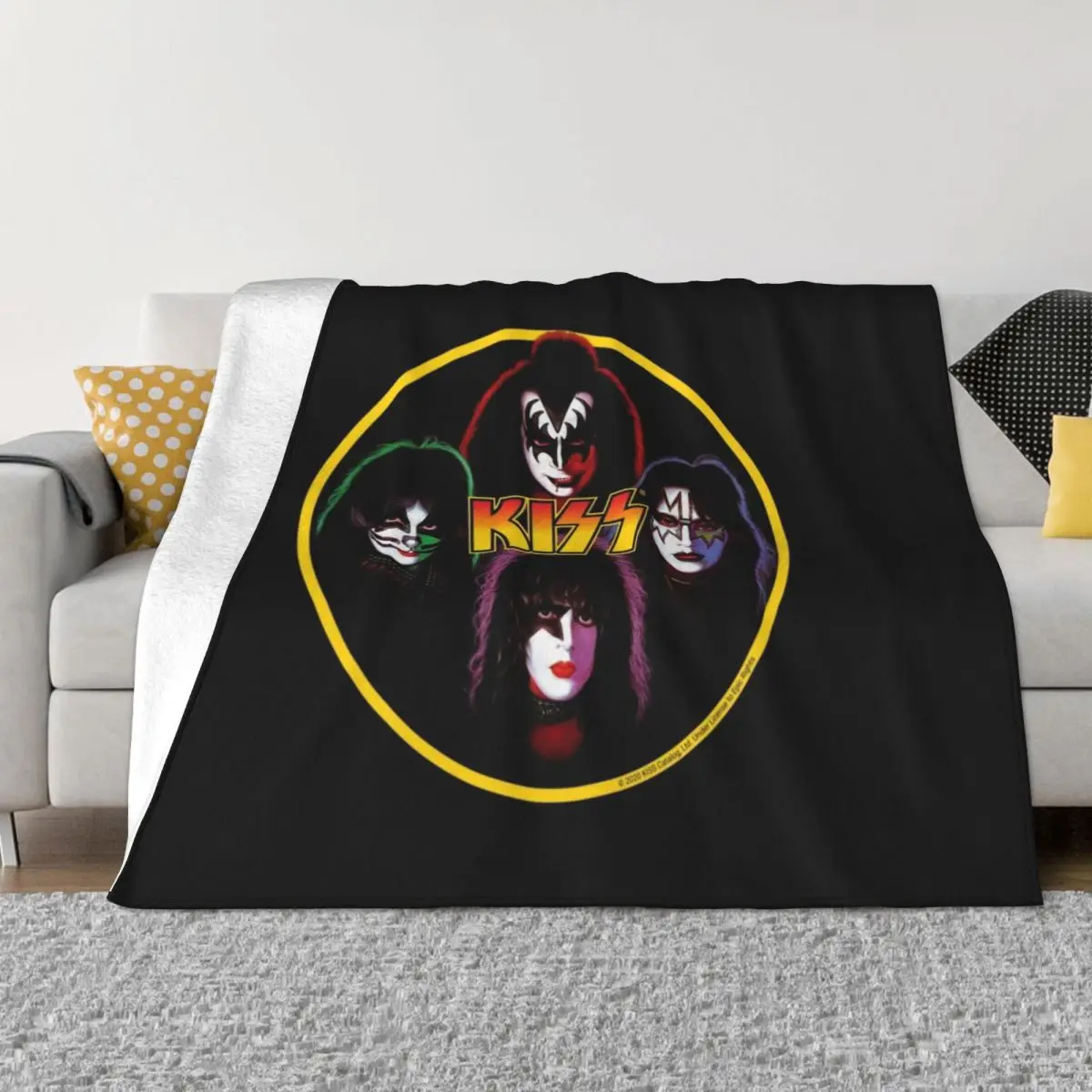 

Kiss Band Rock Stars Throw Blanket Winter bed blankets Bed covers Sofa Blankets