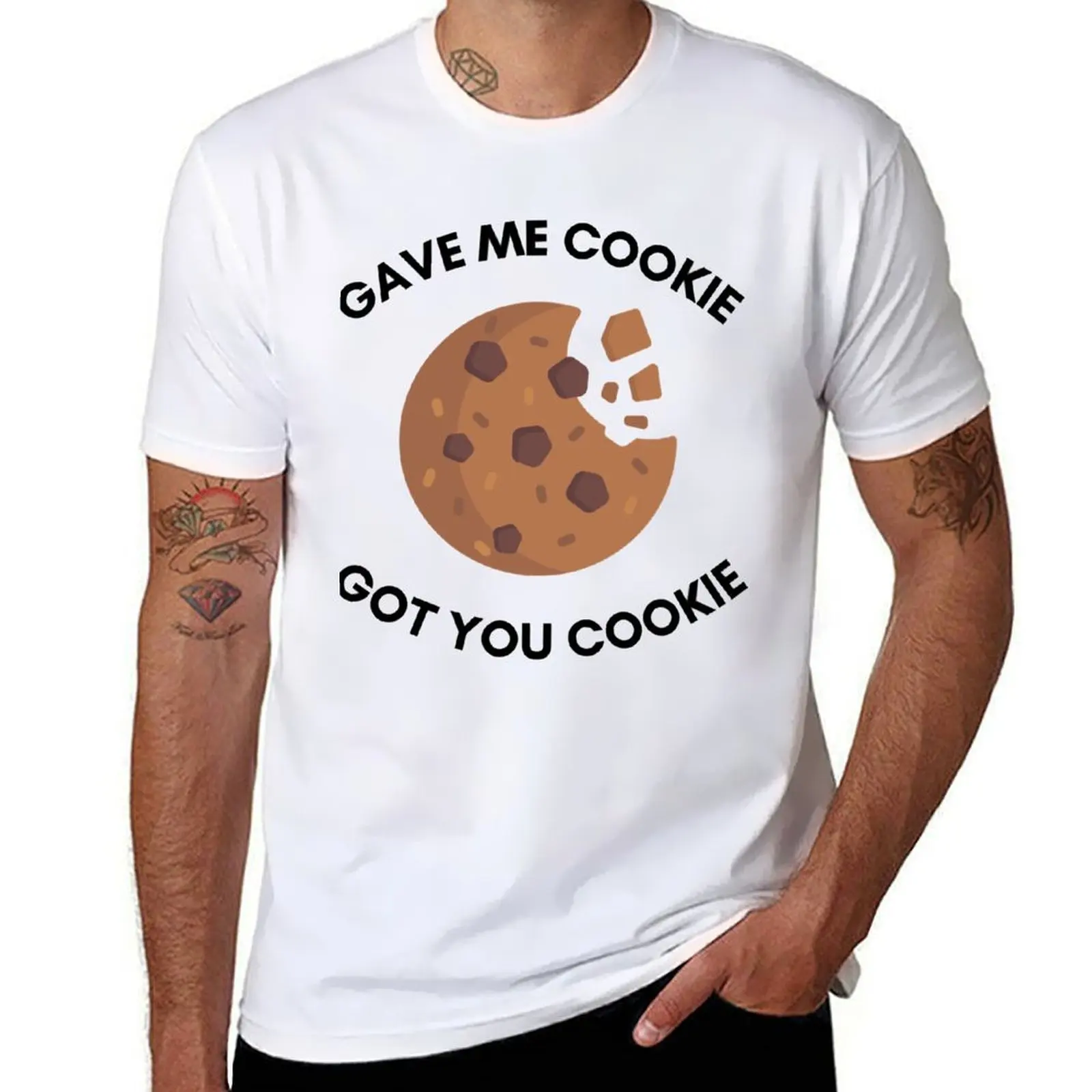 

Mens My Favorite Gave Me Cookie Got You Cookie Gifts Music Fans T-Shirt men t shirt cotton 100% t shirts cotton 100% T-Shirt