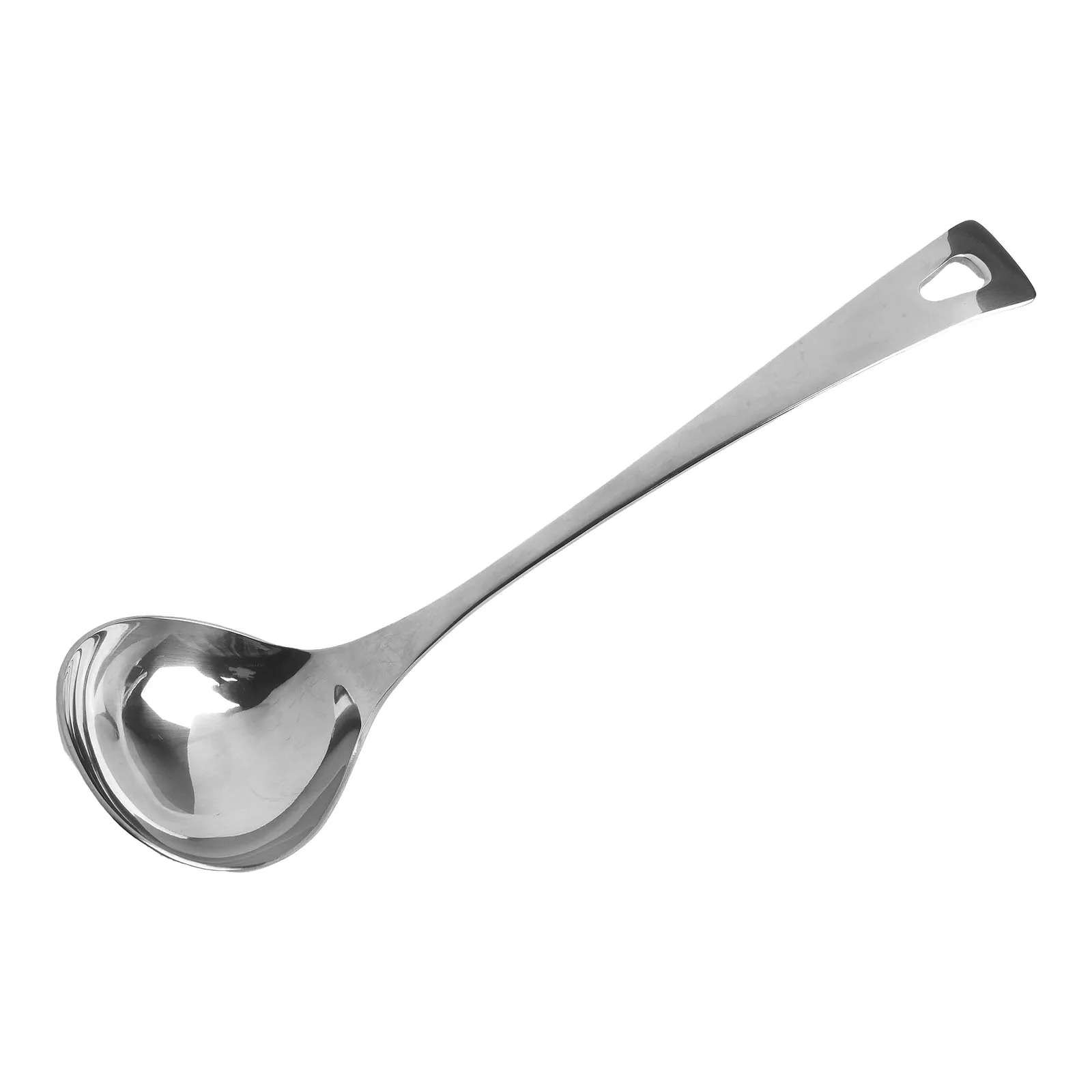 Titanium Soup Spoon Household Long Handle Tableware Deep-bowled Ladle Scoop Titanium Alloy Spoon Camping Accessories