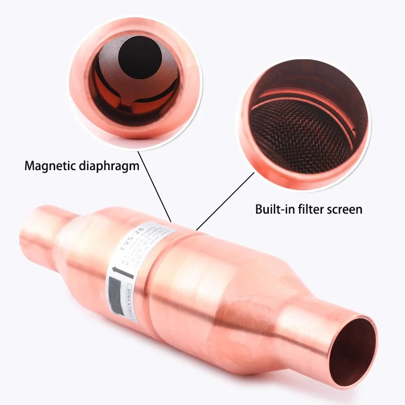 Diaphragm type check valve  Copper stop  for compressor exhaust pipe cold storage  filter  