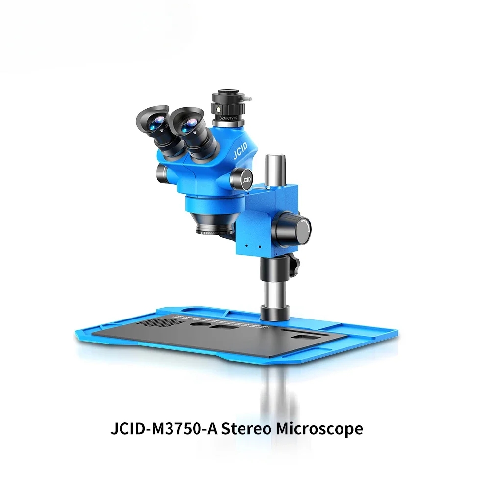 JCID Jingcheng-M3750 trinocular microscope 7-50 times continuous zoom motherboard repair HD wide-angle eyepiece