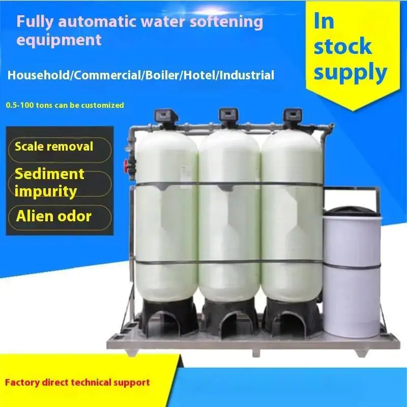 

Industrial Soft Boiler Softening Equipment Well Water Groundwater Descaling Removing Scale From Well Water And Groundwater