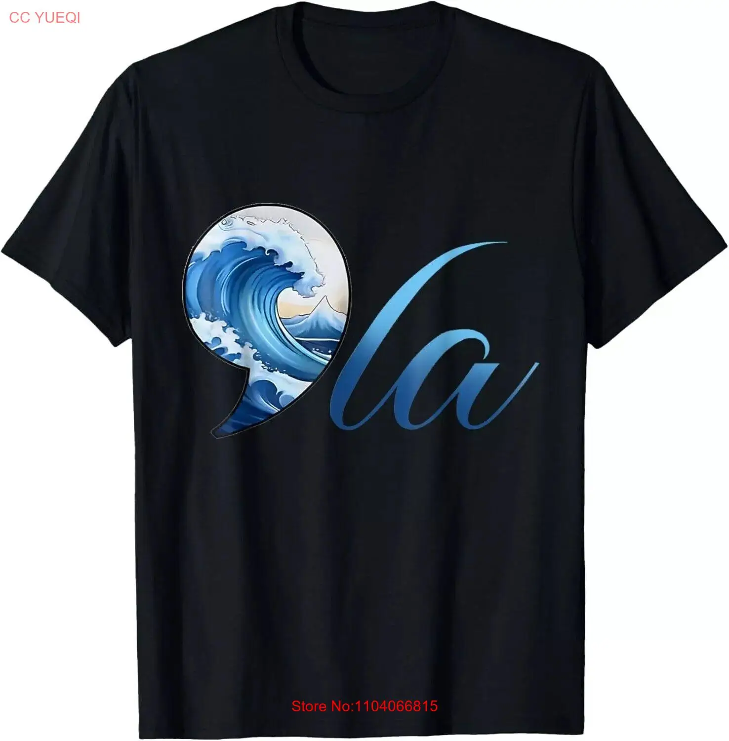 Comma La Blue Wave Vote Kamala Harris T-Shirt Graphic new new best hot