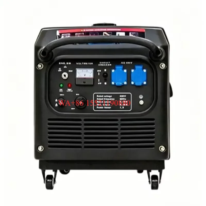 WMWMNU Portable 3.3kW Silent Inverter Power Generator, Small Unit for Coffee Shop and Food Truck Power Supply