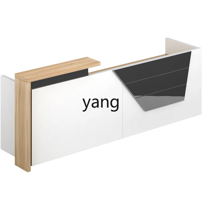 yjq1  front desk consultation reception office creative bar table simple and modern